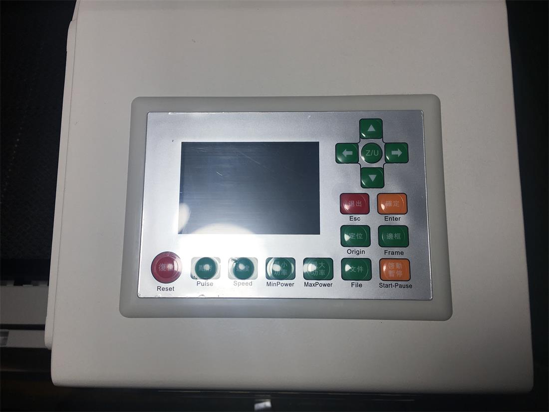 controller panel for the laser machine