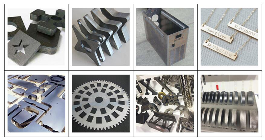 clean and smooth of the cutting quality by fiber laser cutting machine 