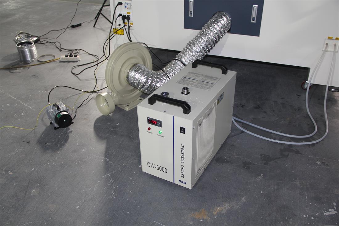 water chiller for the laser machine