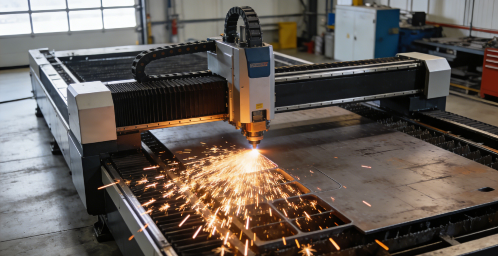 High-Power Fiber Laser Cutter: Cut Costs & Boost Efficiency for Thick Plate Fabrication